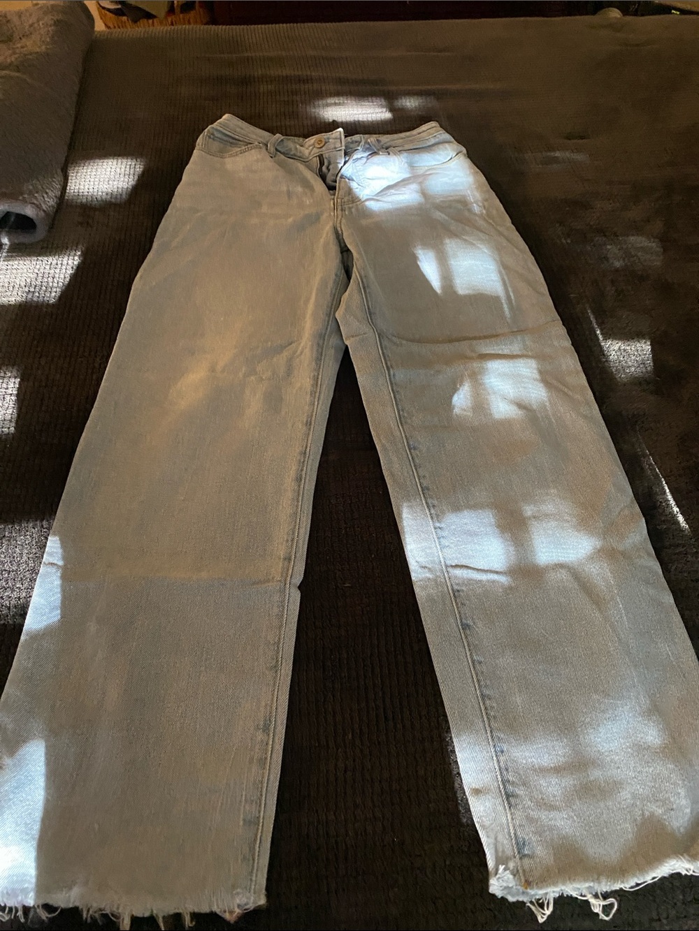 Hollister Light Blue Wide-Leg Jeans